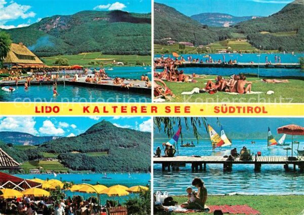 Kalterer See Suedtirol Restaurant und Strandbad Lido