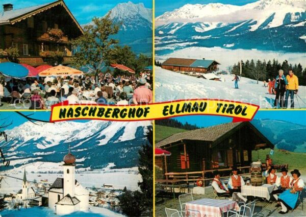 Ellmau Tirol Jausenstation Naschberghof Motiv mit Ki