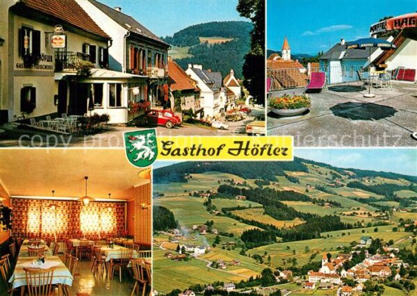 Semriach Gasthof Höfler Gaststube Strassenpartie