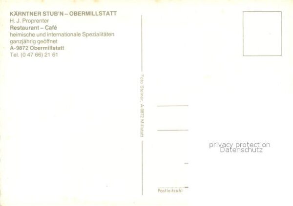 Obermillstatt Kaernten Restaurant Cafe Kärntner Stub'n – Bild 2