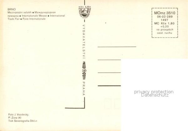 Brno Bruenn Mezinarodni veletrh Internationale Mess – Bild 2