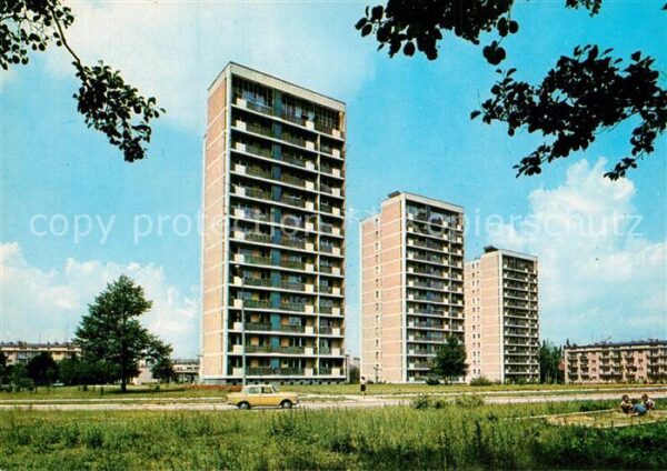 Litzmannstadt Lodz Osiedle mieszkaniowe Nowe Rokicie Hochh
