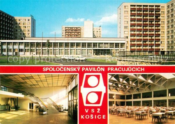 Kassa Kosice Kaschau Slovakia Spolocensky Pavilon Pracujucich Gebäude