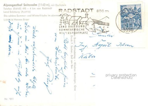 Radstadt Alpengasthof Seitenalm Winterlandschaft – Bild 2