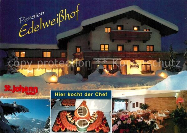 St Johann Tirol Pension Edelweisshof Restaurant Buffet