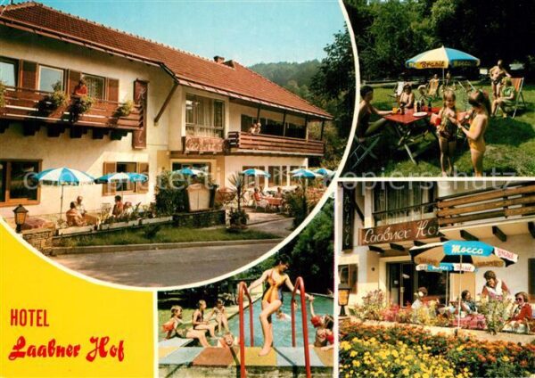 Laaben Hotel Laabner Hof Terrasse Garten Swimm