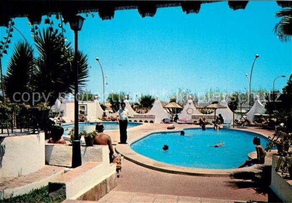 Fuengirola Hotel Florida Piscina y vista parcial