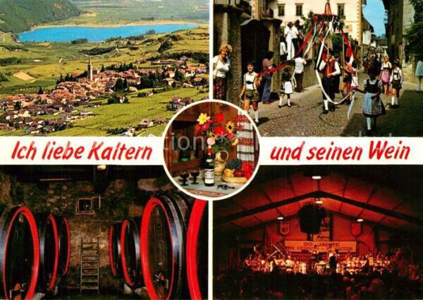 Kaltern Weinstrasse Tirol Gesamtansicht Weinkeller Weinlokal Fest
