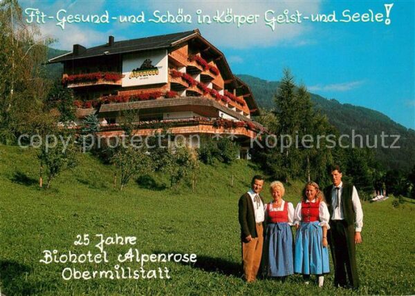 Obermillstatt Kaernten Biohotel Alpenrose Trachten