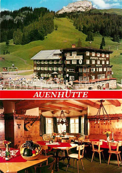 Hirschegg Kleinwalsertal Vorarlberg Berggasthof Auenhütte Schi- und Wanderg