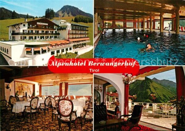 Berwang Tirol Alpenhotel Berwangerhof Restaurant Terr