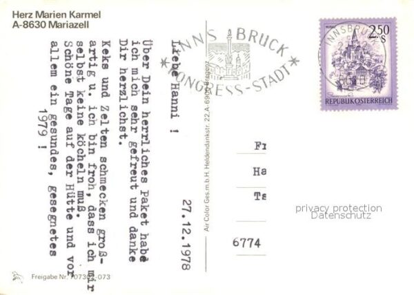 Mariazell Steiermark Herz Marien Karmel Kloster – Bild 2