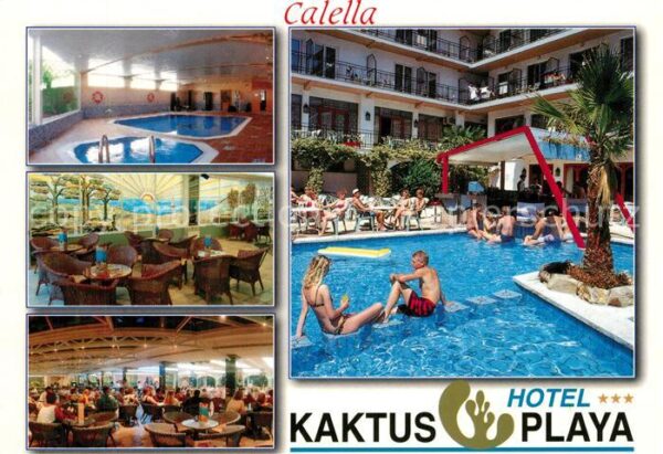 Calella de la Costa Hotel Kaktus Playa Restaurant Swimming