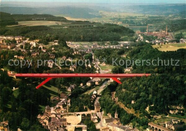 LUXEMBOURG  Luxemburg Pont Grande Duchesse Charlotte vue aéri