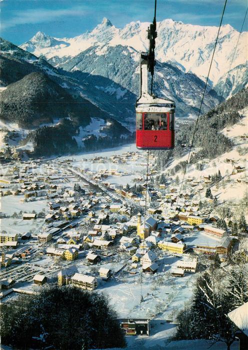 Schruns Vorarlberg Montafoner Hochjochbahn Winter