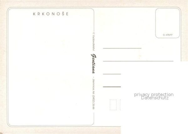 Krkonose Panoramakarte – Bild 2