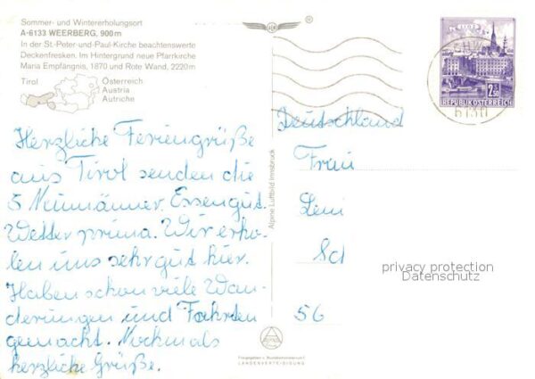 Weerberg Peter und Paul Kirche Fliegeraufnahme – Bild 2