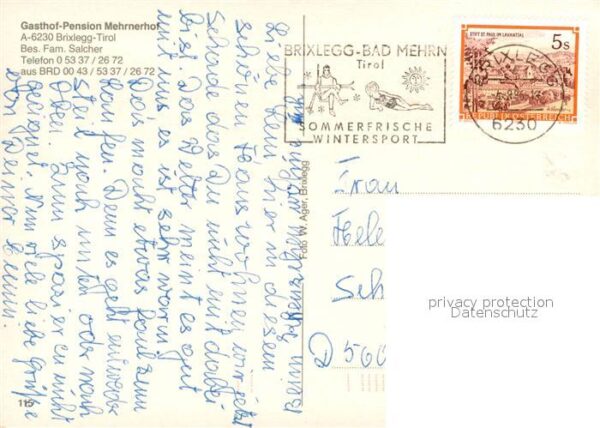 Brixlegg Tirol Gasthof Pension Mehrnerhof – Bild 2
