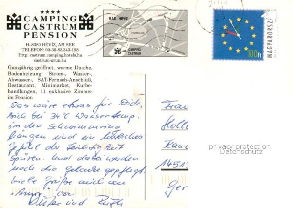 Heviz Kurcamping Castrum Pension – Bild 2