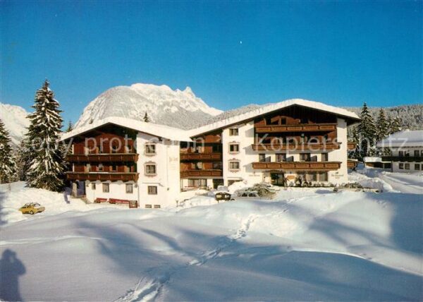 Weidach Leutasch Hotel Kristall Winter
