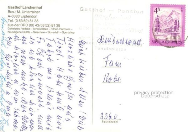 Erpfendorf Gasthof Lärchenhof Freibad – Bild 2