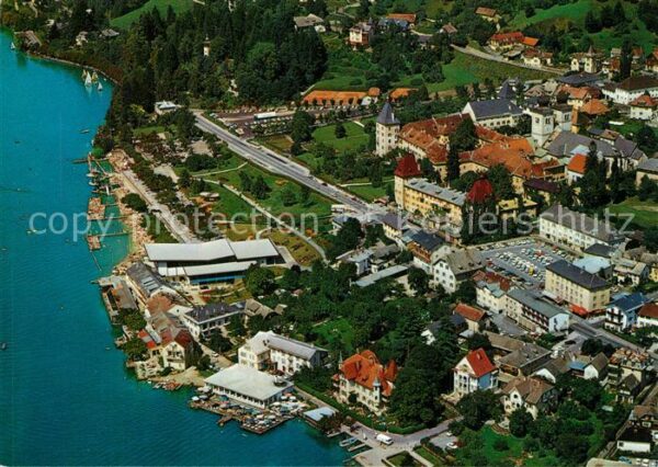 Millstatt Millstaettersee Fliegeraufnahme