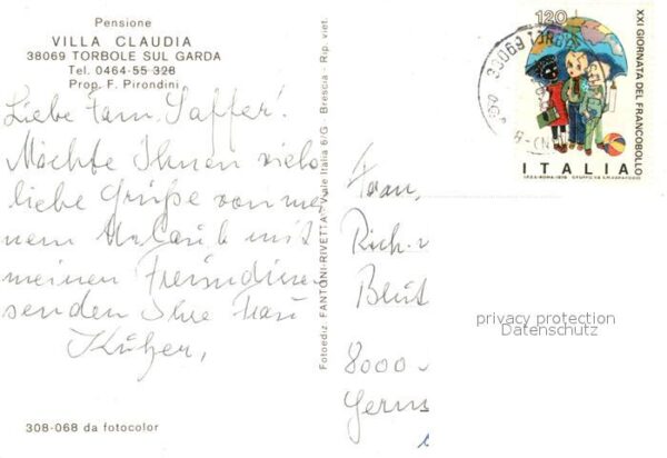 Torbole Lago di Garda Villa Claudia Pension – Bild 2