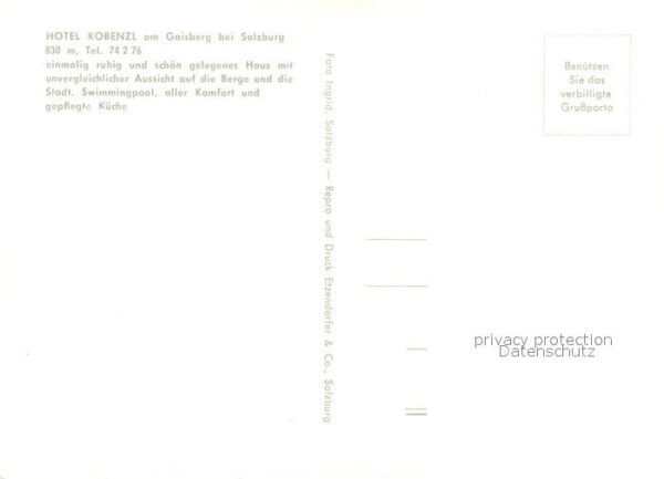 Gaisberg Hotel Kobenzl – Bild 2