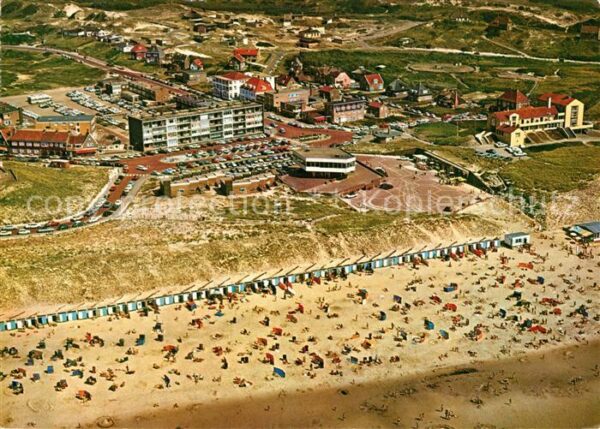 Bergen aan Zee Fliegeraufnahme Strand