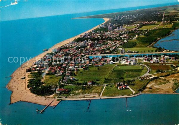 Lignano Sabbiadoro Fliegeraufnahme Dock
