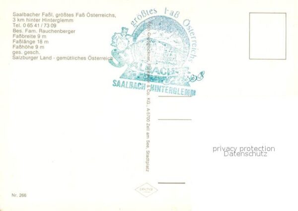Saalbach-Hinterglemm Grösstes Fass Österreichs – Bild 2