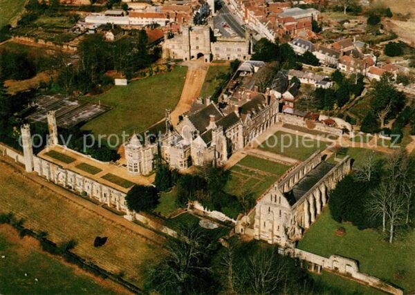 Battle Town Fliegeraufnahme Kloster