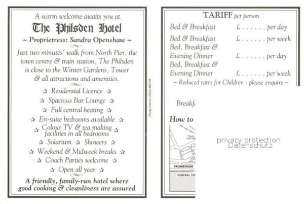 Blackpool The Philsden Hotel – Bild 2