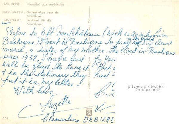 Bastogne Fliegeraufnahme Denkmal für die Amerika – Bild 2