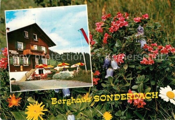 Bezau Vorarlberg Gasthof Pension Berghaus Sonderdach