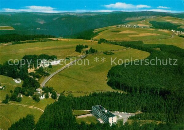 Hoheleye Fliegeraufnahme Sanatorium auf der Hohe