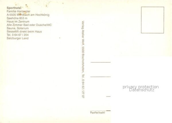 Muehlbach Hochkoenig Sporthotel – Bild 2