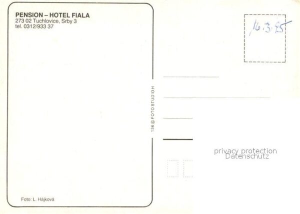 Plzen Pilsen Srby Pension Hotel Fiala – Bild 2