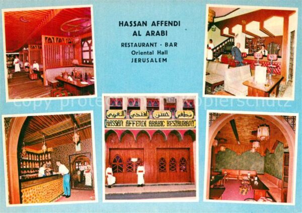 Jerusalem Yerushalayim Restaurant Bar Hassan Affendi Al Arabi