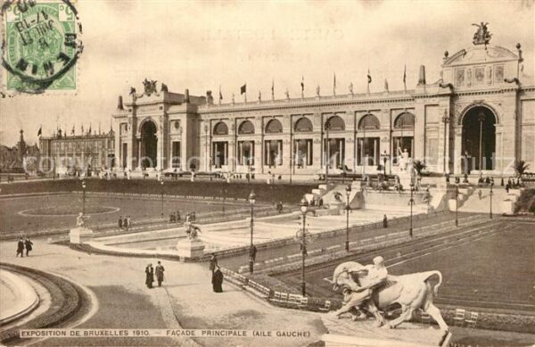Exposition Universelle Bruxelles 1910 Facade Principale
