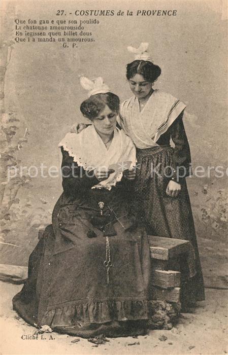 Trachten Frankreich Costumes de la Provence