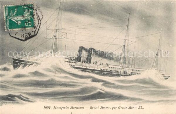 Dampfer Oceanliner Ernest Simons