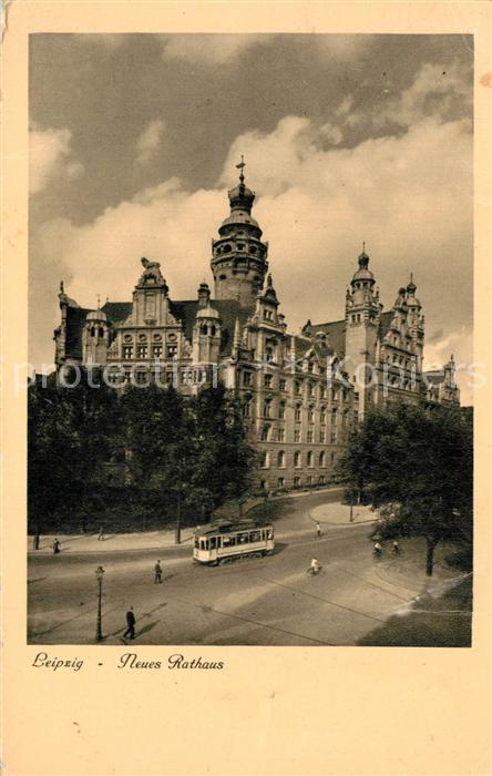 Strassenbahn Leipzig Neues Rathaus