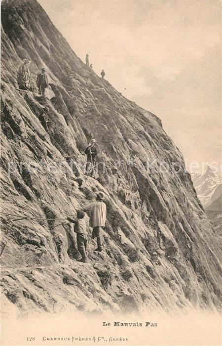 Bergsteigen Klettern Le Mauvais Pas