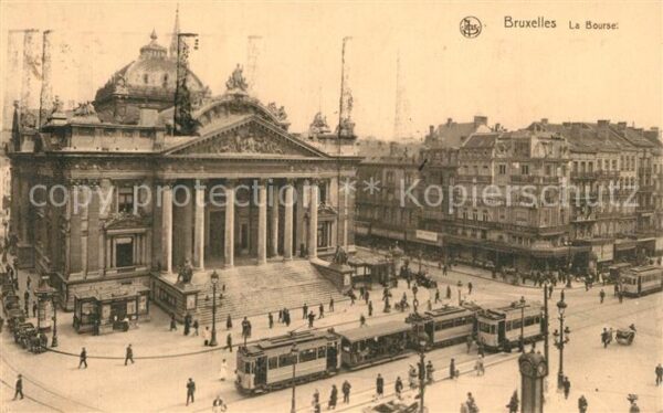 Strassenbahn Bruxelles Bourse
