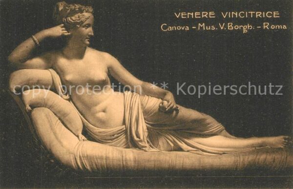 Skulpturen Venere Vincitrice Canova Museum Roma