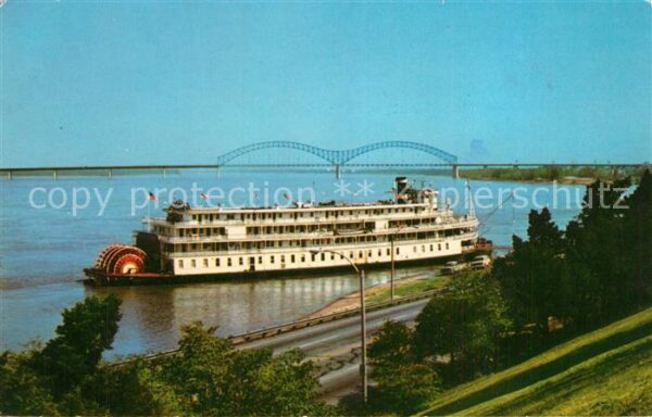 Dampfer Schaufelrad Delta Queen Riverside Drive Memphis