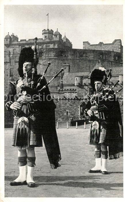 Leibgarde Wache Pipers Esplanade Castle Edinburgh