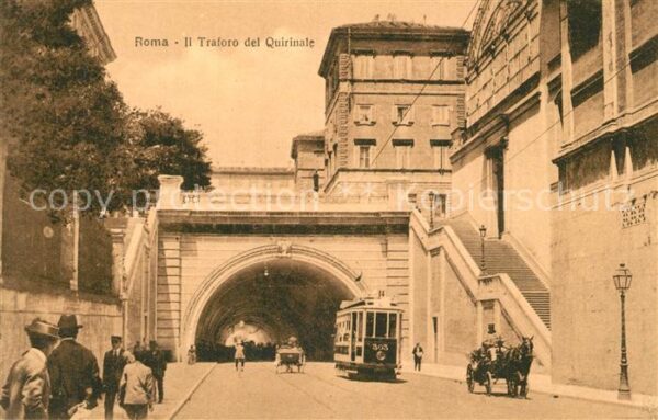 Strassenbahn Roma Traforo del Quirinale