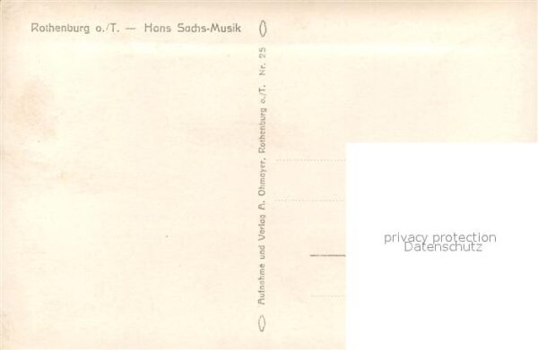 Musikanten Hans-Sachs-Musik Rothenburg Tauber – Bild 2